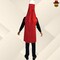 Classic Ketchup Bottle Adult Costume Funny Food Tunic Red Head-In Design Halloween Outfit